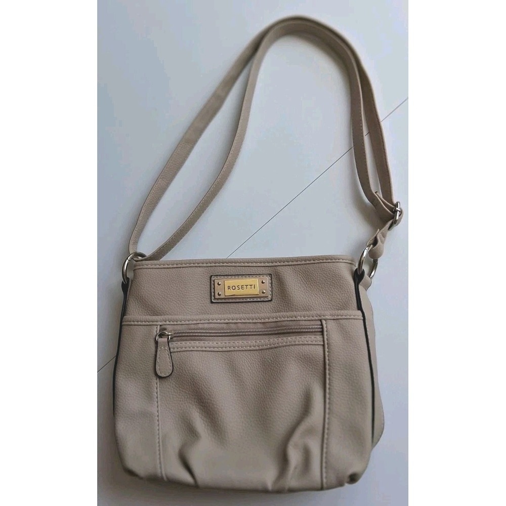 ROSETTI Mini Triple Play Carlotta Style Crossbody Bag in Beige